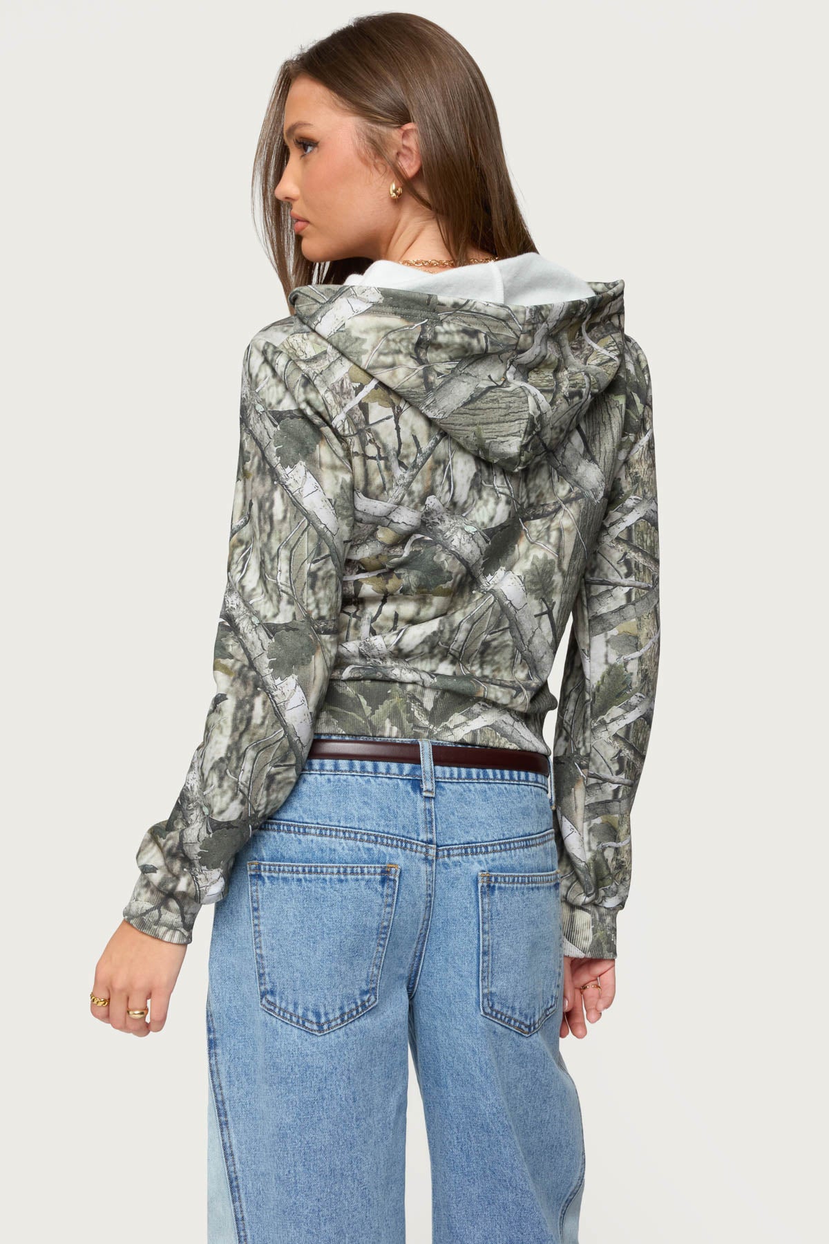 Tayler Camo Zip Up Hoodie - Image 5
