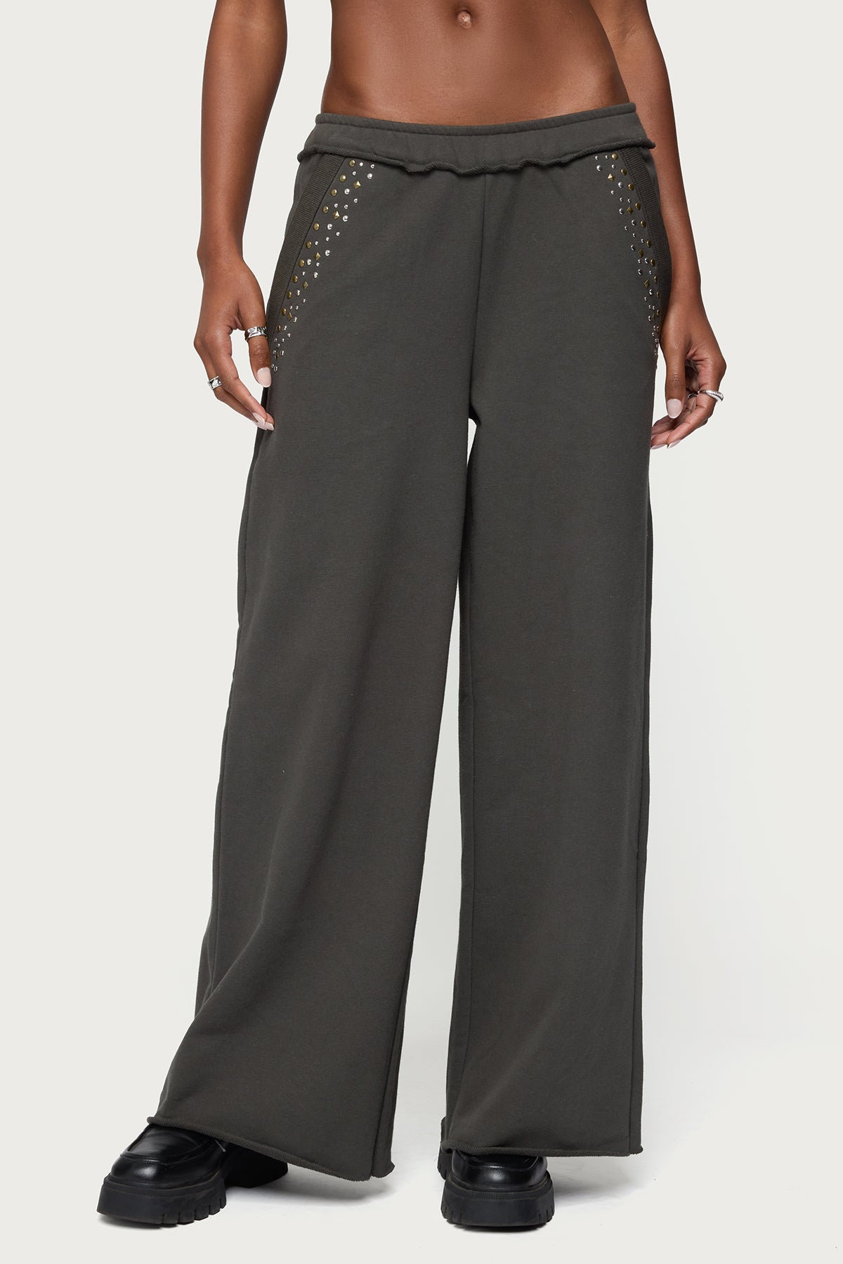 Wrenn Studded Wide Leg Sweatpants - Image 2