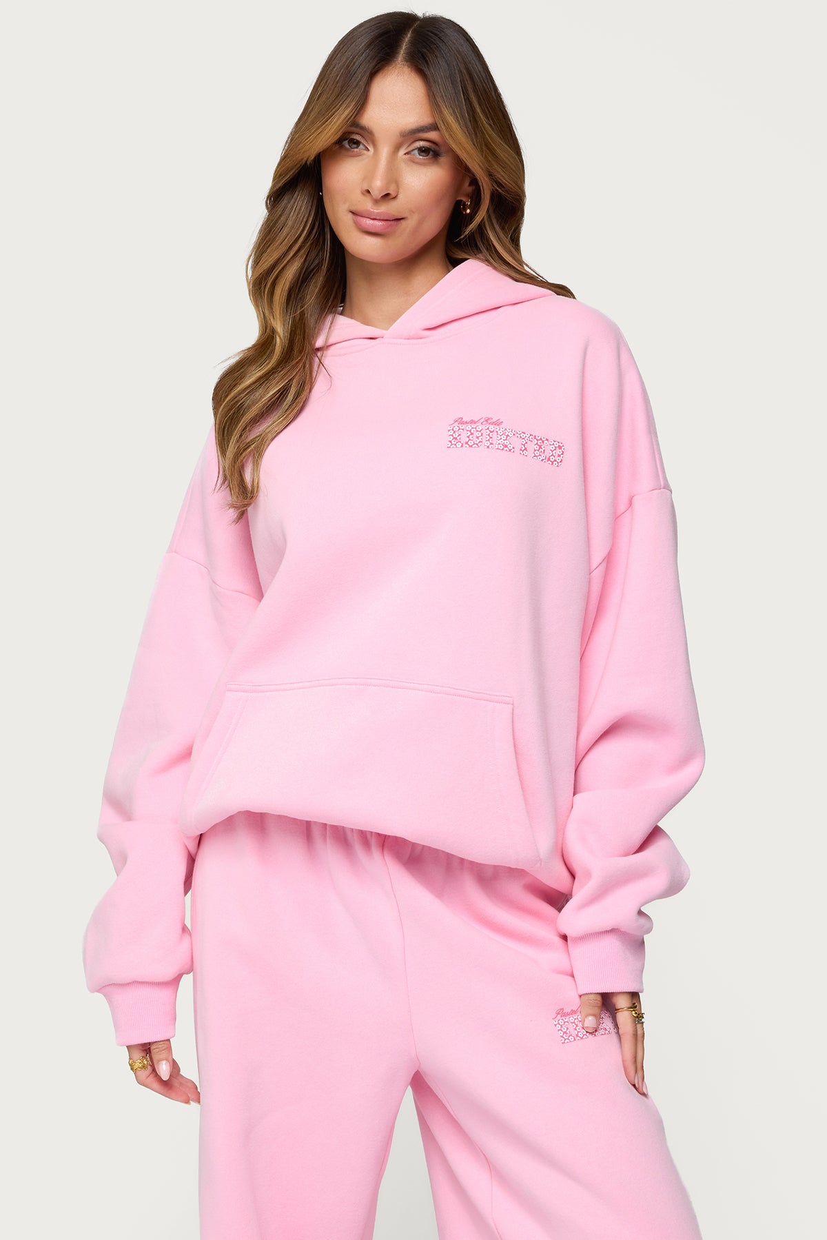 Pastel Edit Edikted Oversized Hoodie - Image 4