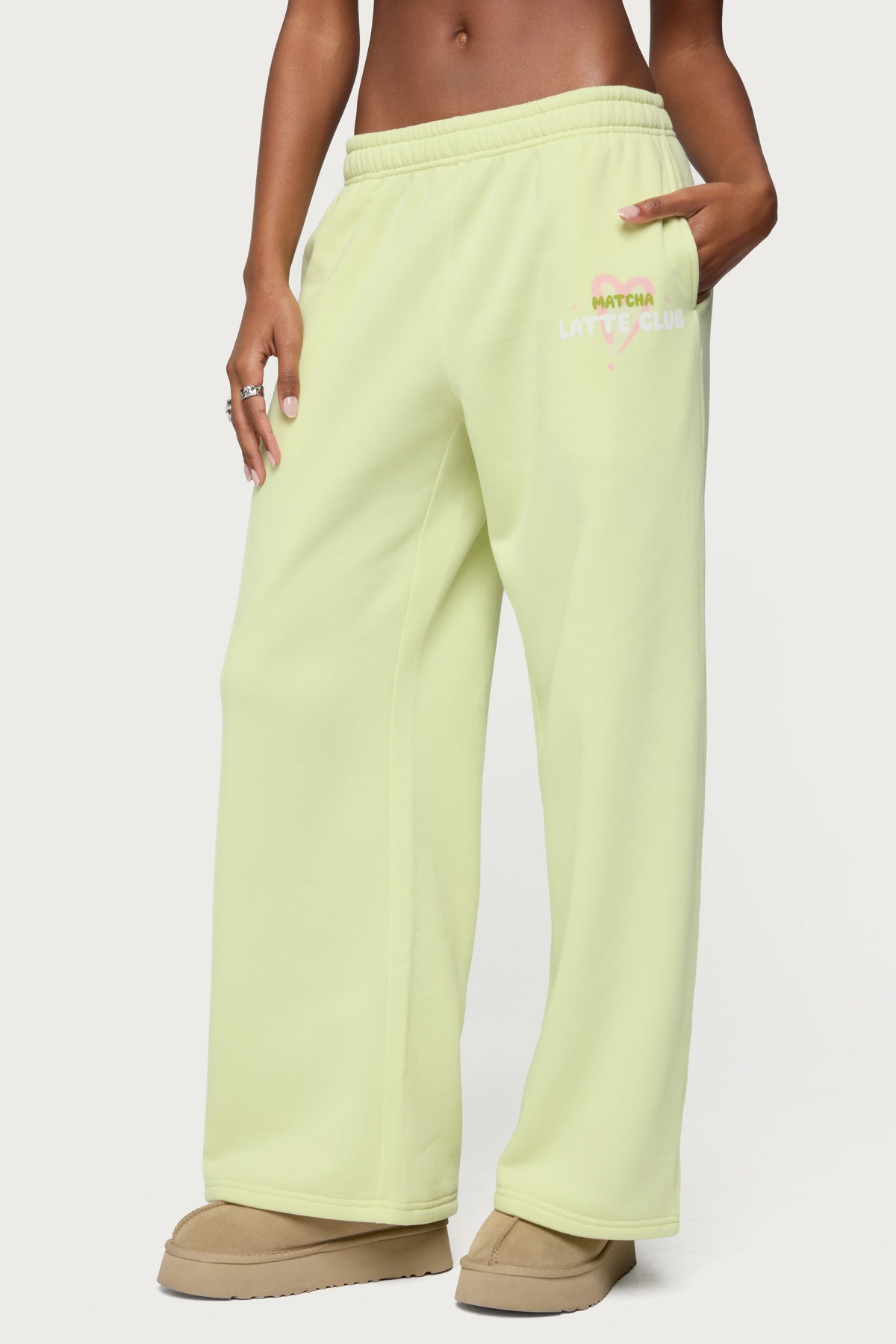 Matcha Lover Straight Leg Sweatpants - Image 2