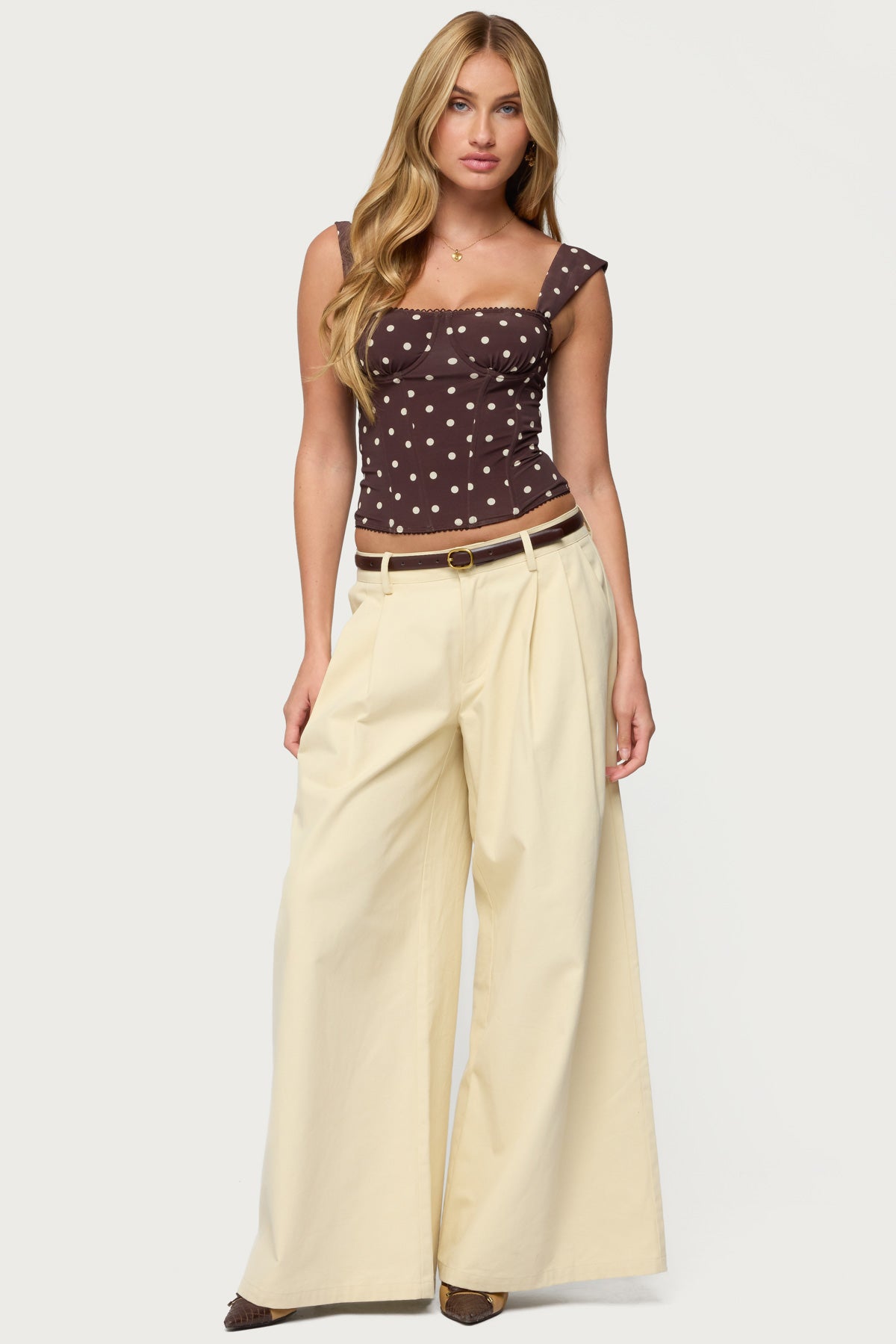 Marcella Wide Strap Mesh Corset - Image 5