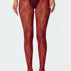 Lacey Fishnet Tights