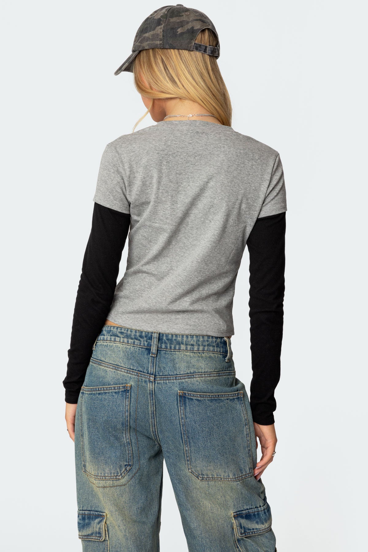 Lucine Layered Long Sleeve T Shirt - Image 3