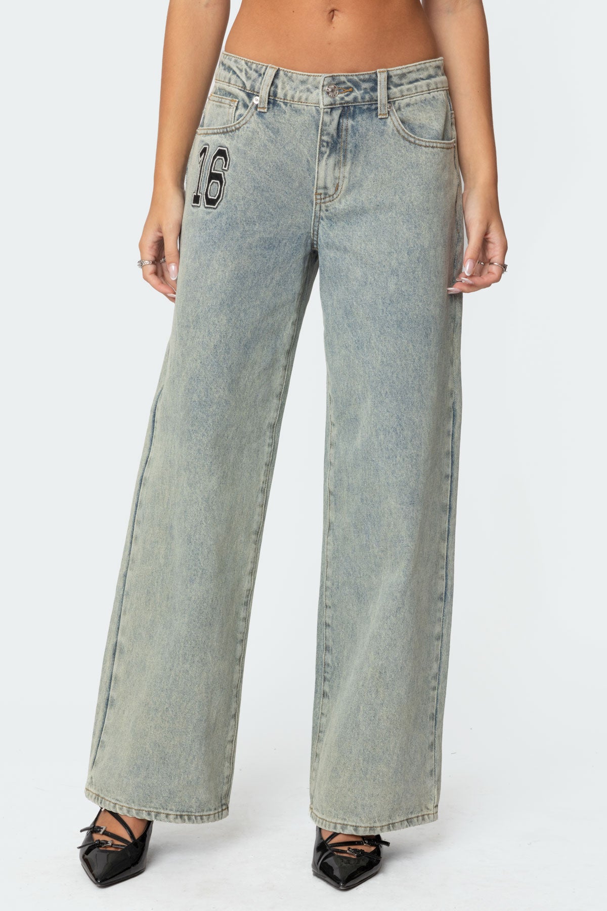 16 Vintage Acid Wash Jeans - Image 2
