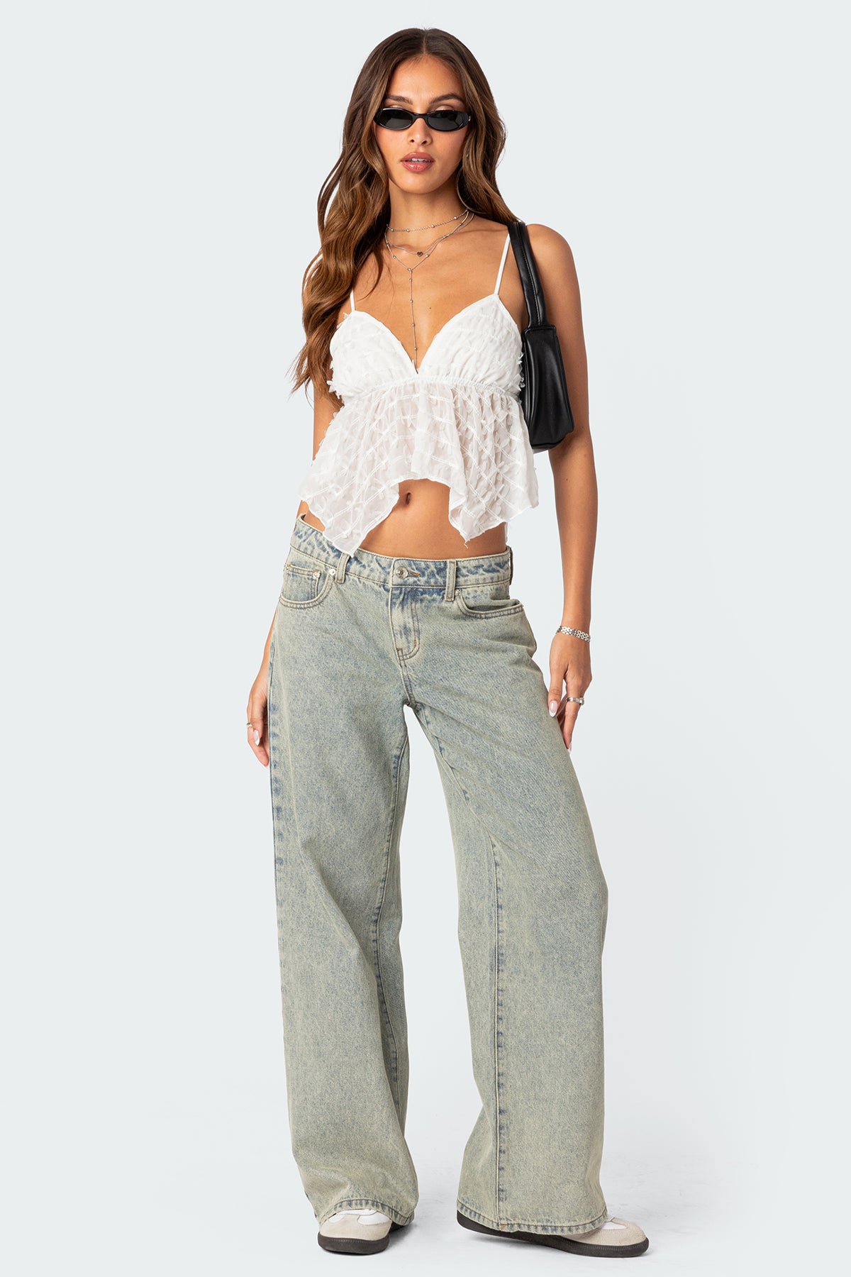 Flutter Frilled Tie Back Top - Image 5