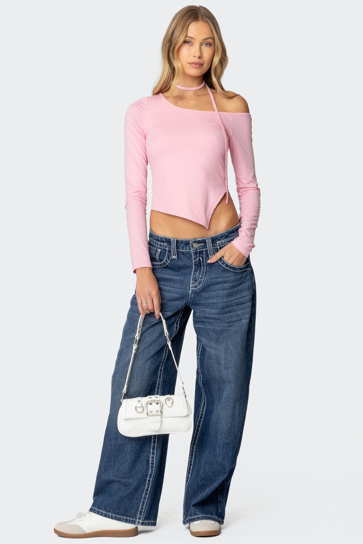 Asymmetric Two Piece Choker Top - Image 2