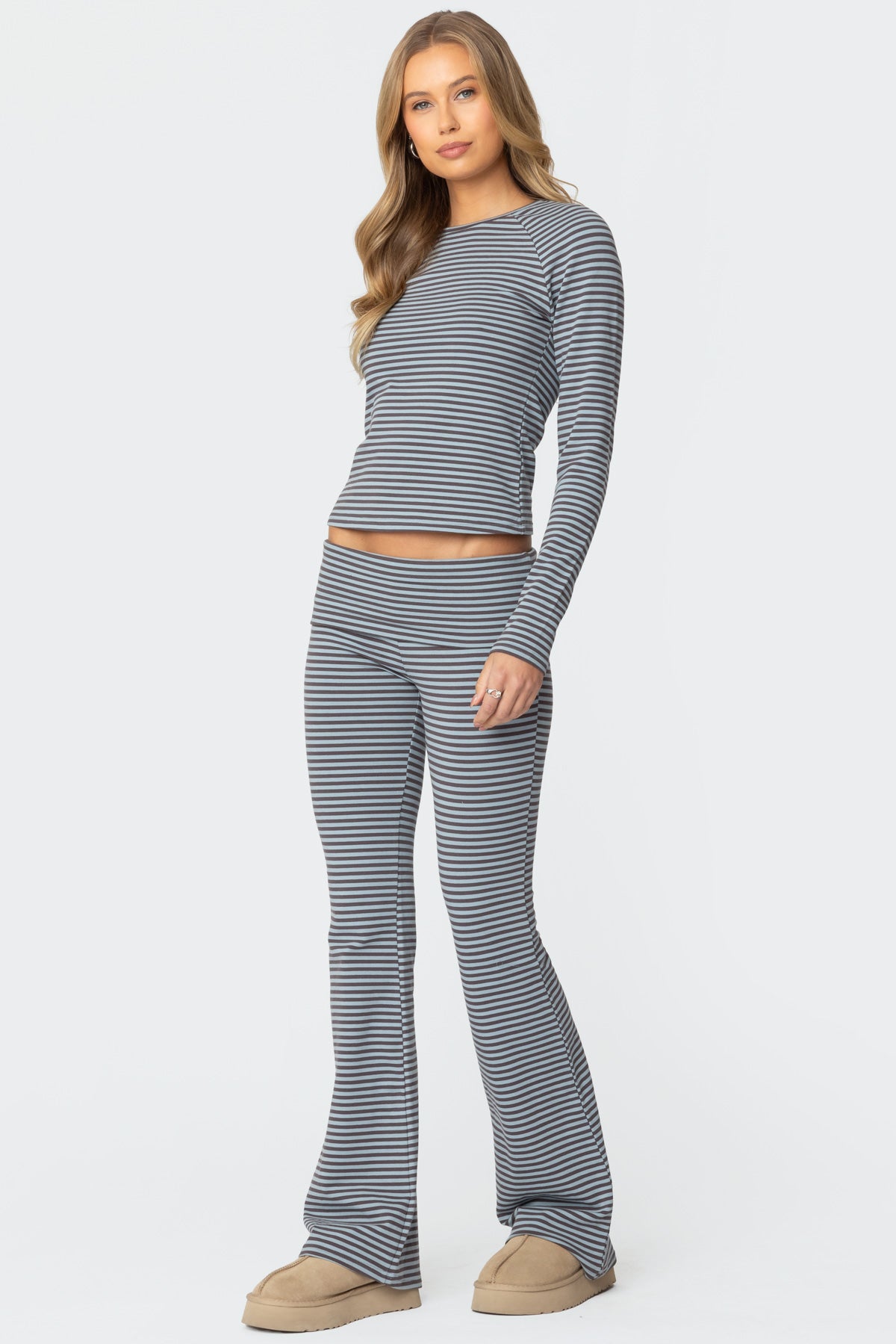Kaeli Stripey Long Sleeve T Shirt - Image 3