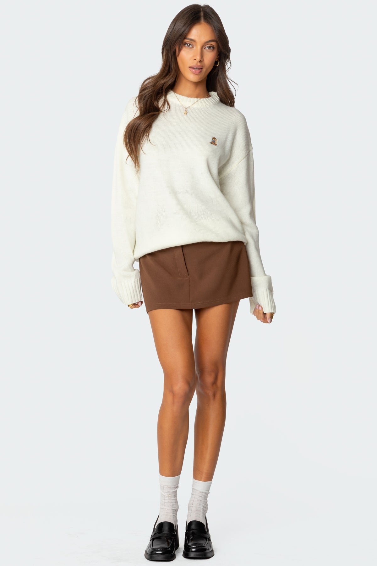 Marlie Tailored Micro Mini Skort - Image 3