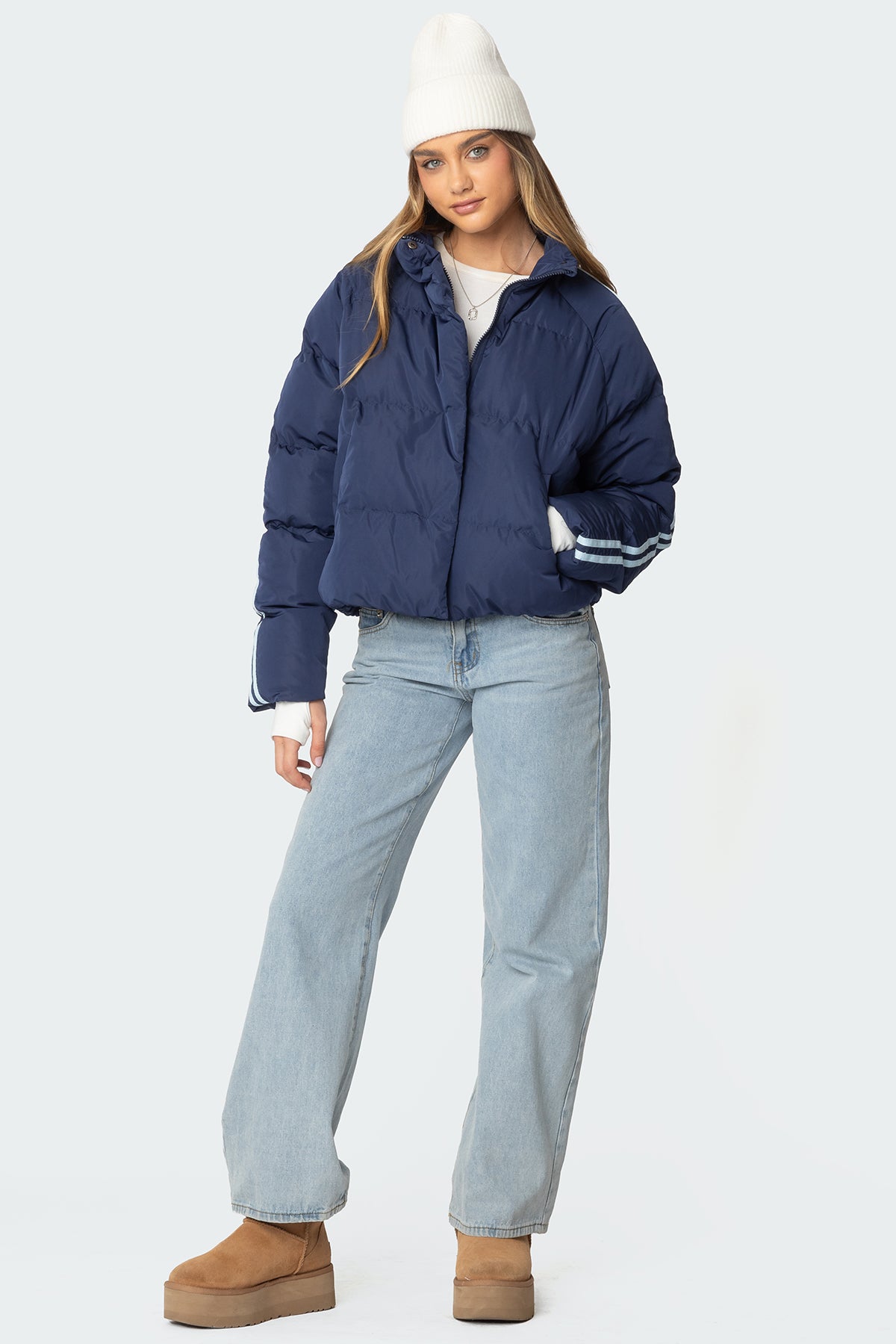 Sherry Side Striped Puffer Jacket - Image 2