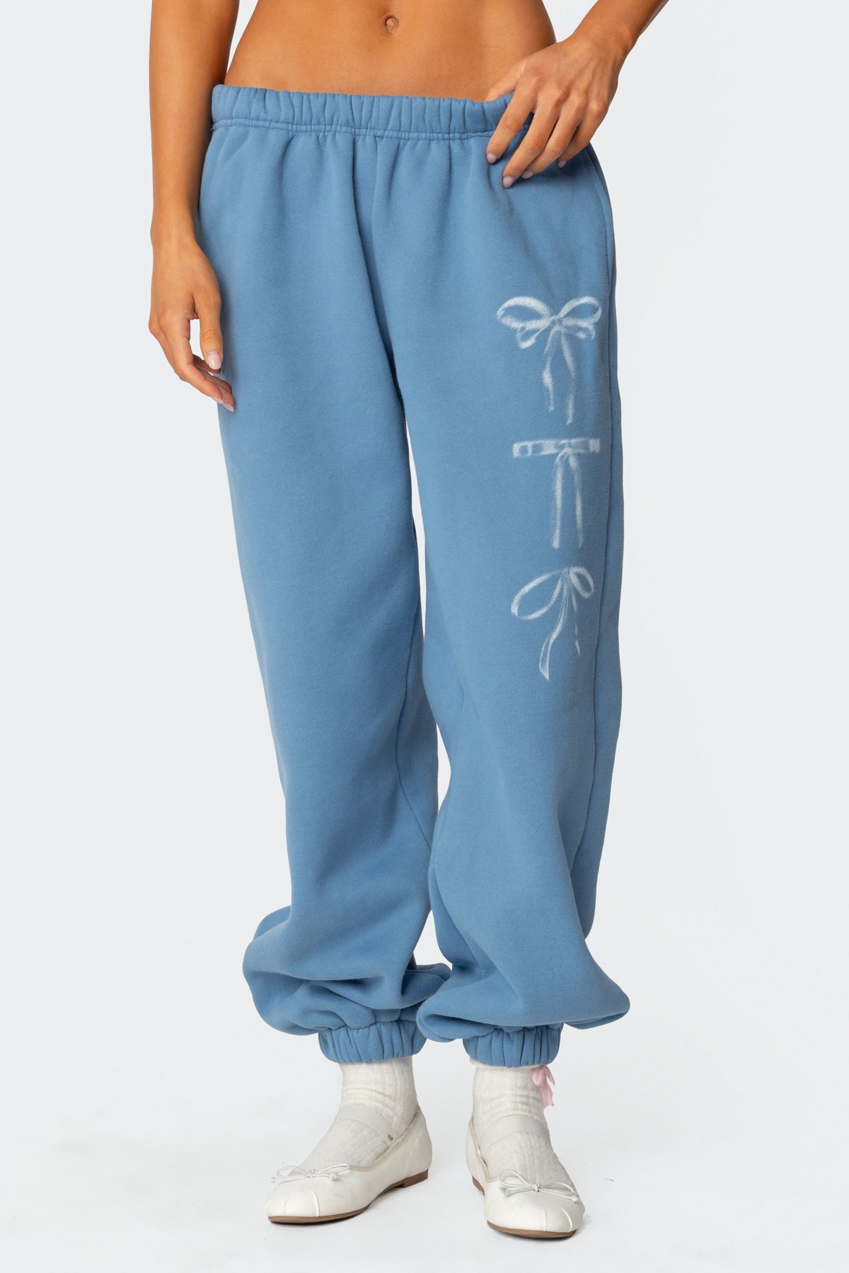 Bow Bliss Oversized Sweatpants - Image 2