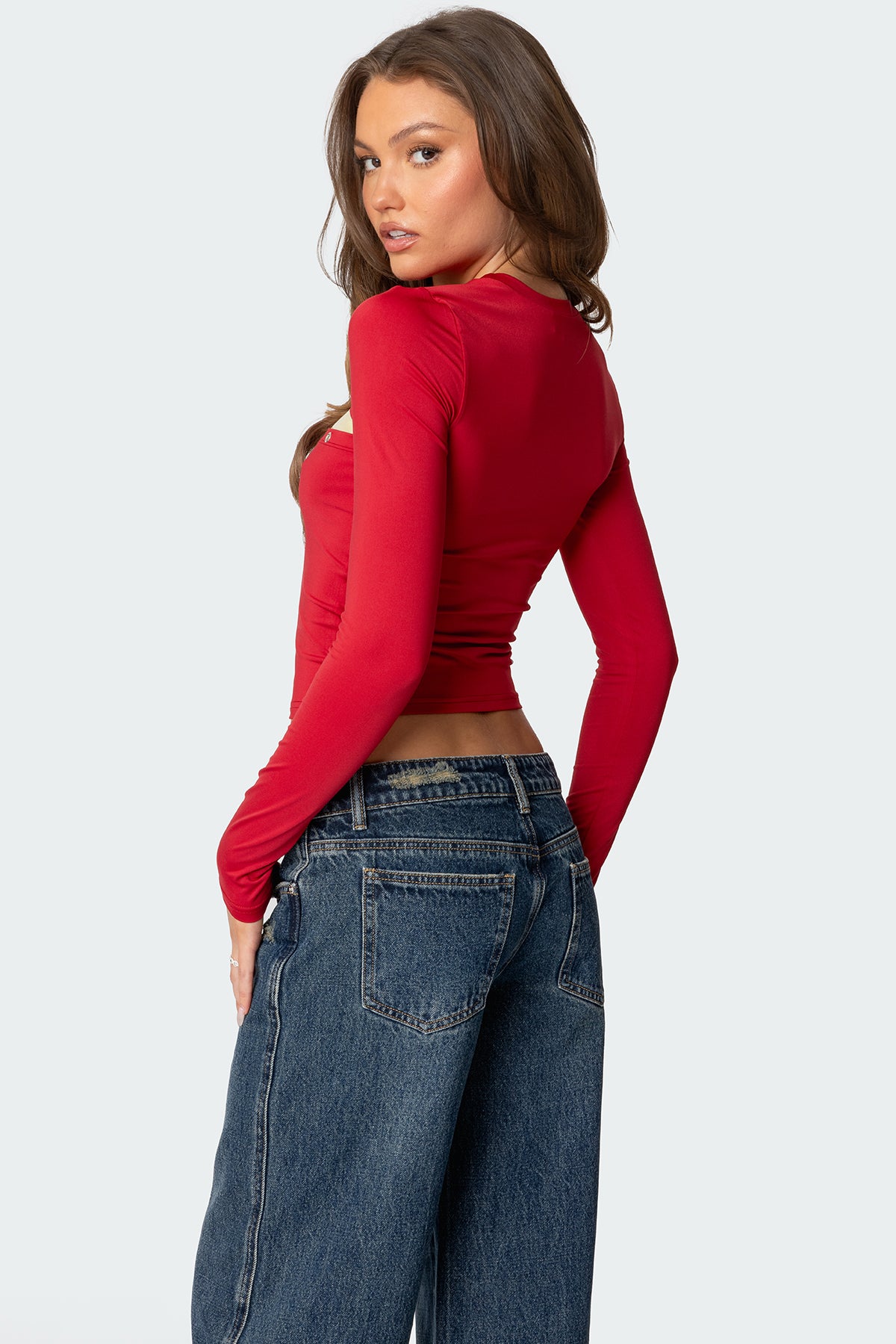 Revi Front Cut Out Grommet Top - Image 5