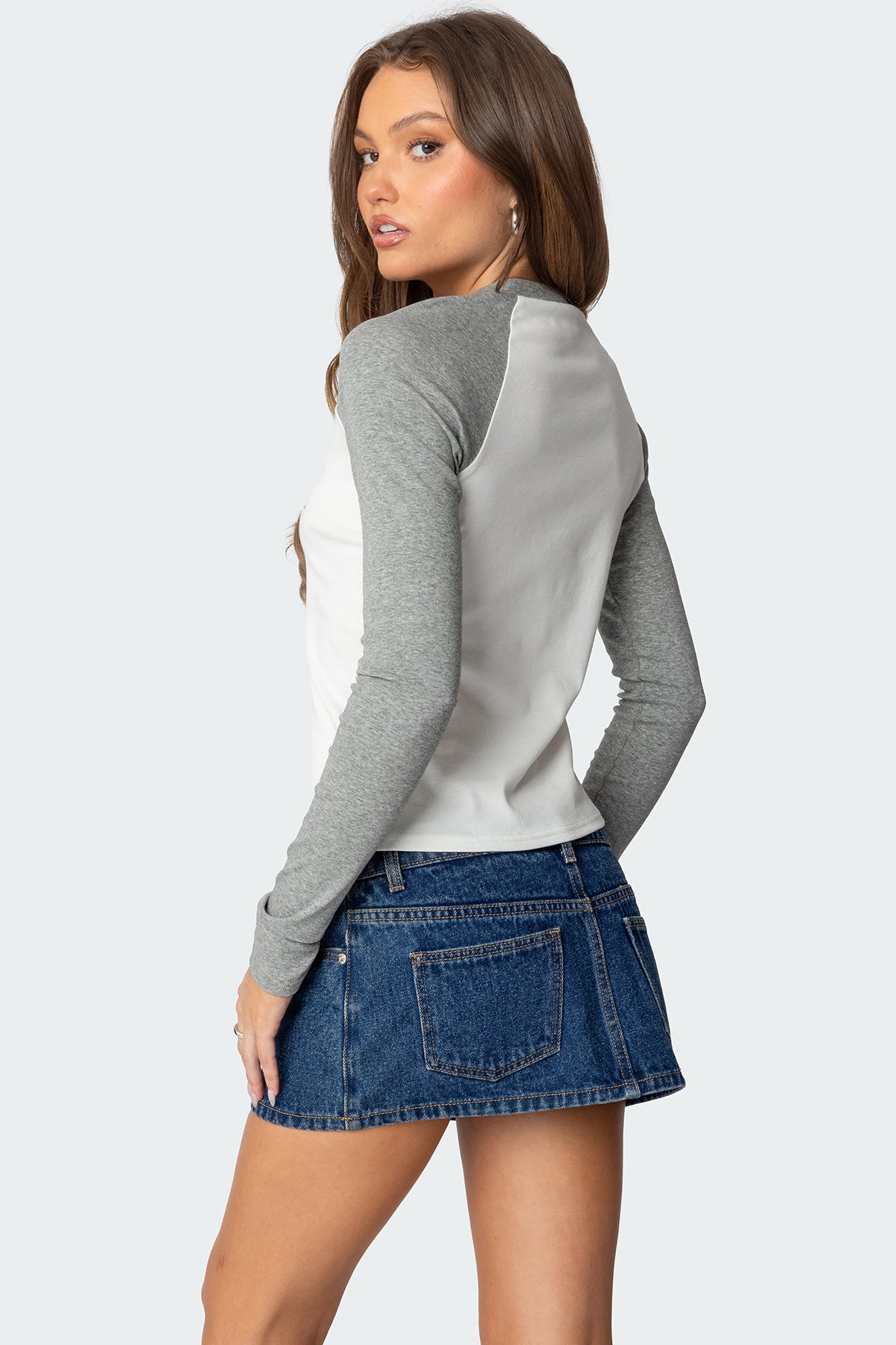 Cowboy Raglan Long Sleeve T Shirt - Image 5