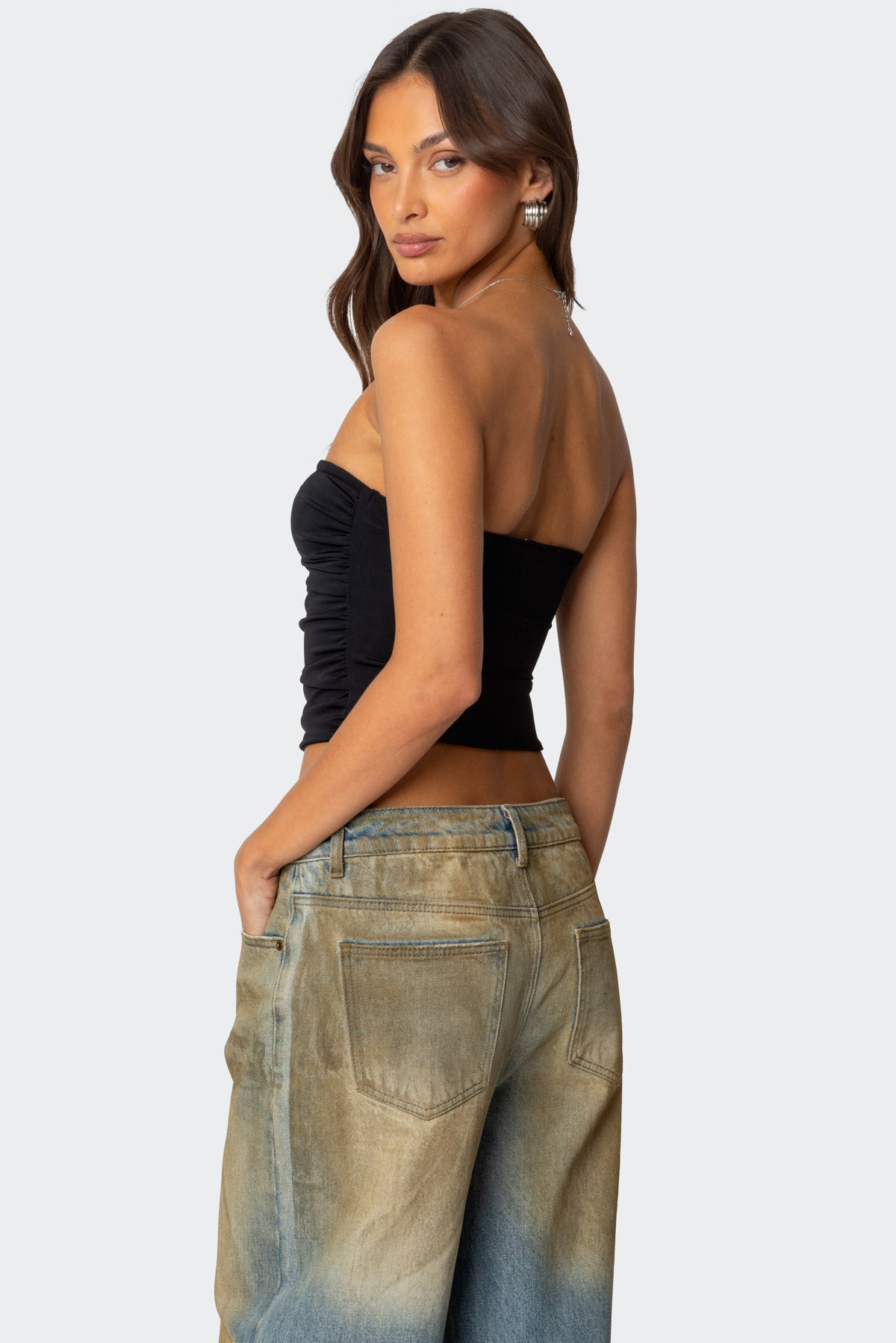 Ariella Cut Out Strapless Top - Image 5