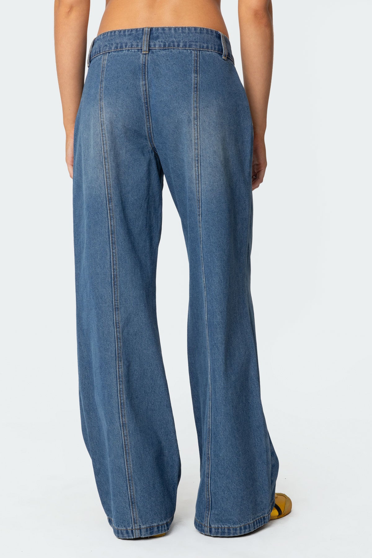 Charlie Panel Stitch Low Rise Jeans - Image 4