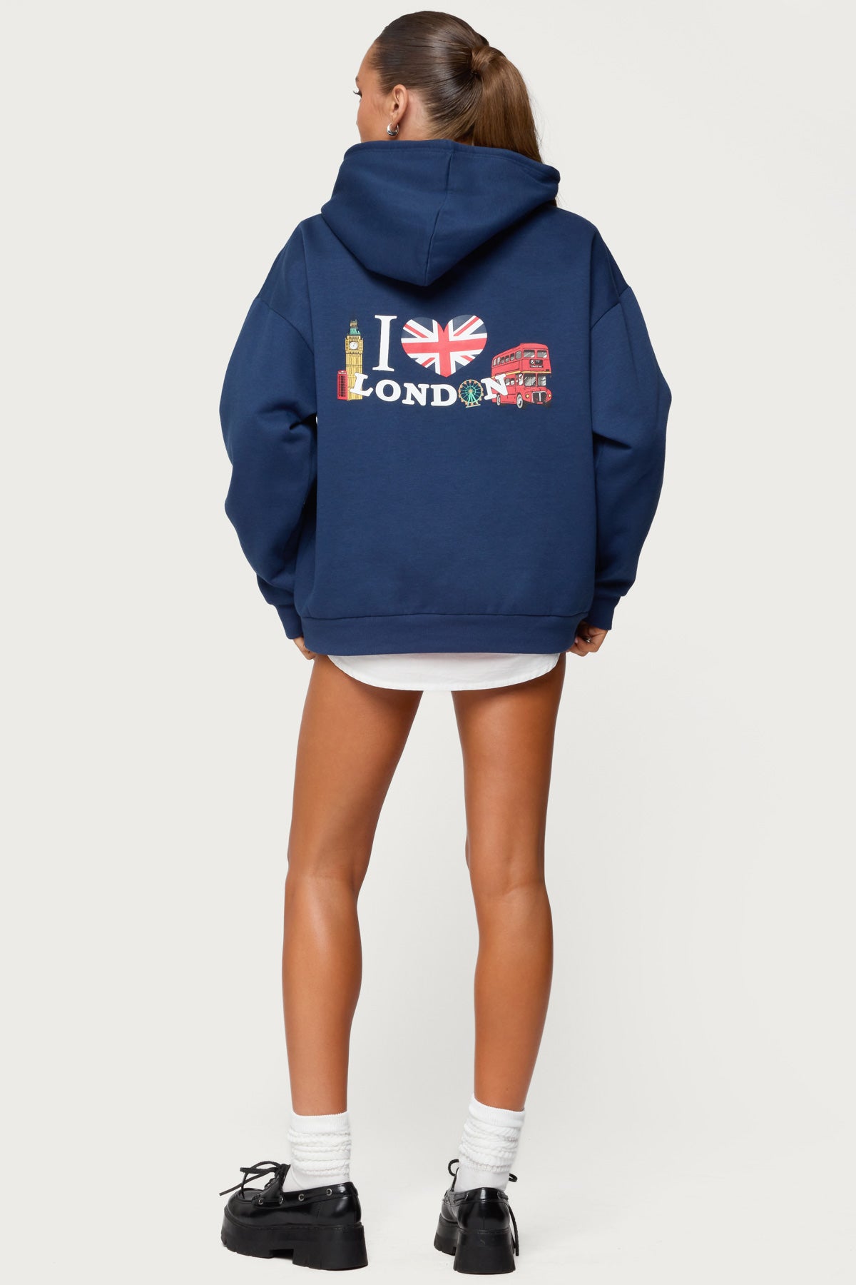 Love London Oversized Hoodie - Image 5