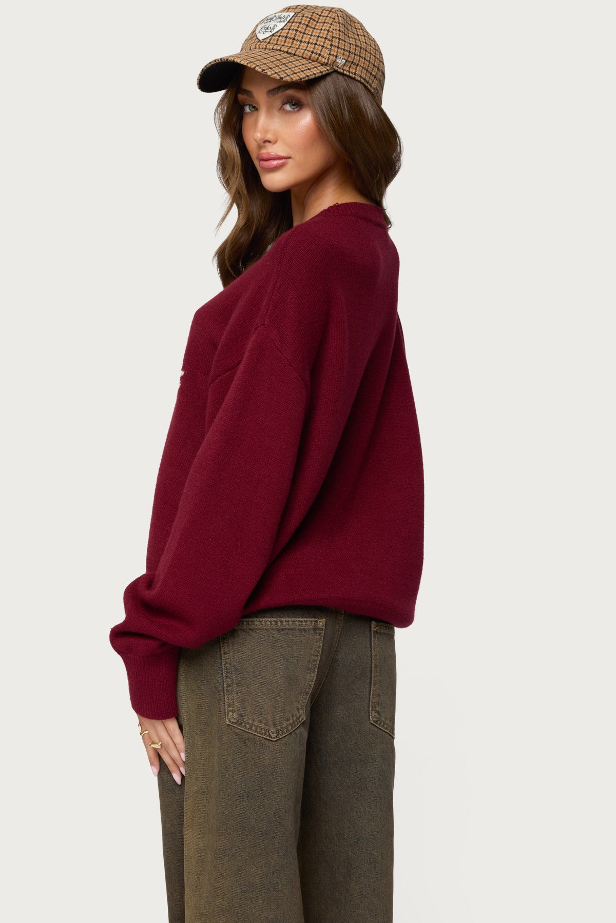 Swan Oversized Knit Sweater - Image 5